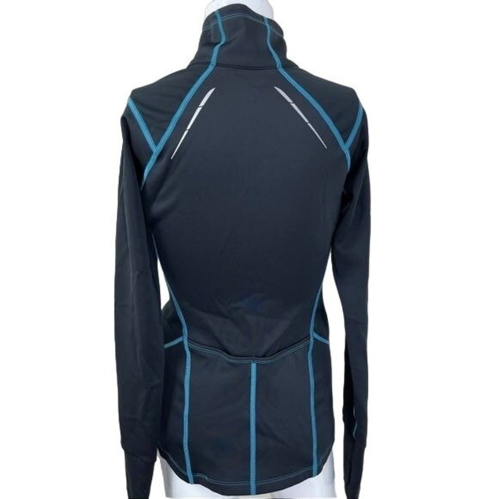 Columbia Titanium Black Omni-Wick Windefend 1/2 Zip Running Athletic Shirt XS - Picture 3 of 8